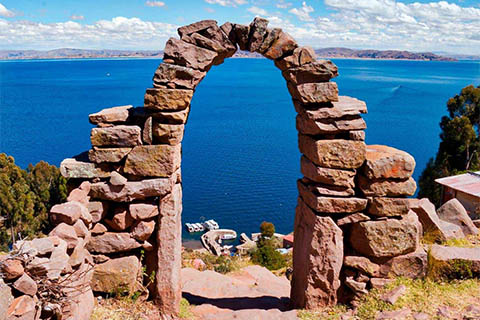 Machu Picchu and Titicaca lake